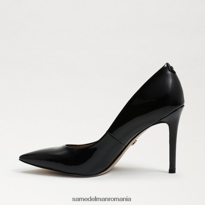 Sam Edelman încălţăminte brevet negru femei toc ascuțit alun HN448Z159