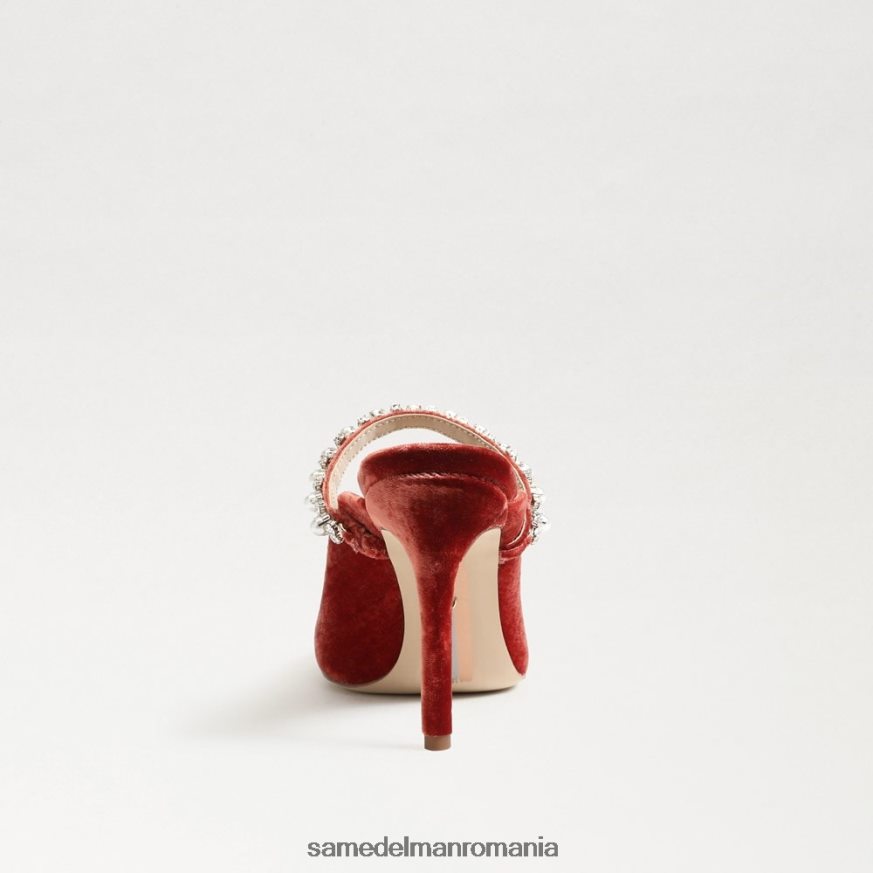 Sam Edelman încălţăminte catifea portocalie canion femei pompa hyland mule HN448Z527
