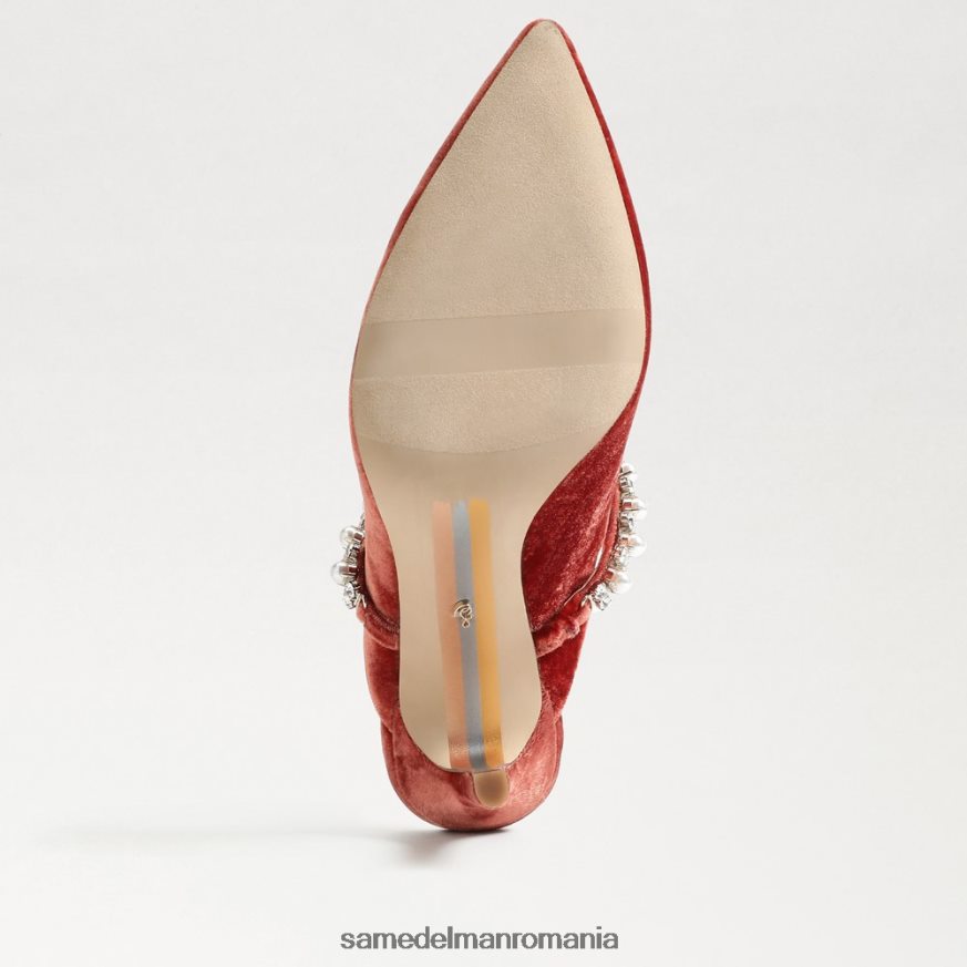 Sam Edelman încălţăminte catifea portocalie canion femei pompa hyland mule HN448Z527