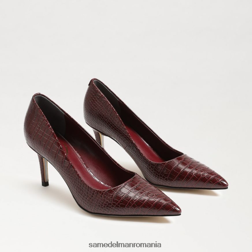 Sam Edelman încălţăminte croc de rubarbă femei Viena kitten heel pump HN448Z212