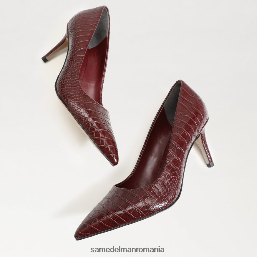 Sam Edelman încălţăminte croc de rubarbă femei Viena kitten heel pump HN448Z212