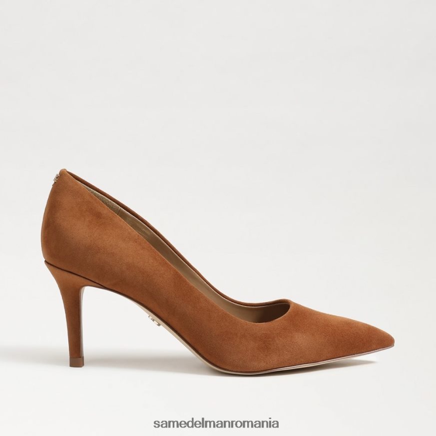 Sam Edelman încălţăminte frontier maro piele intoarsa femei Viena kitten heel pump HN448Z210