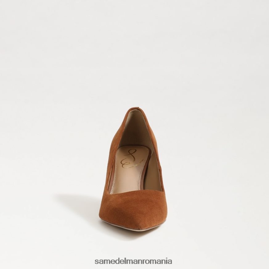 Sam Edelman încălţăminte frontier maro piele intoarsa femei Viena kitten heel pump HN448Z210