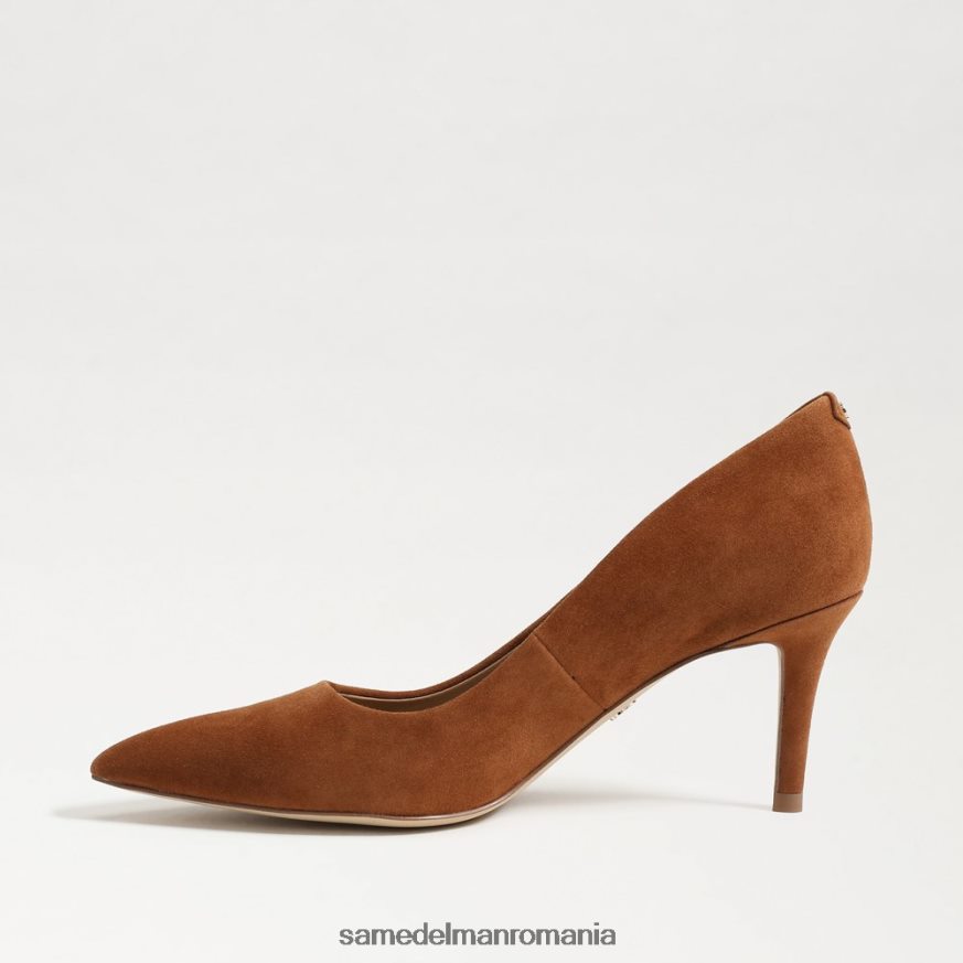 Sam Edelman încălţăminte frontier maro piele intoarsa femei Viena kitten heel pump HN448Z210