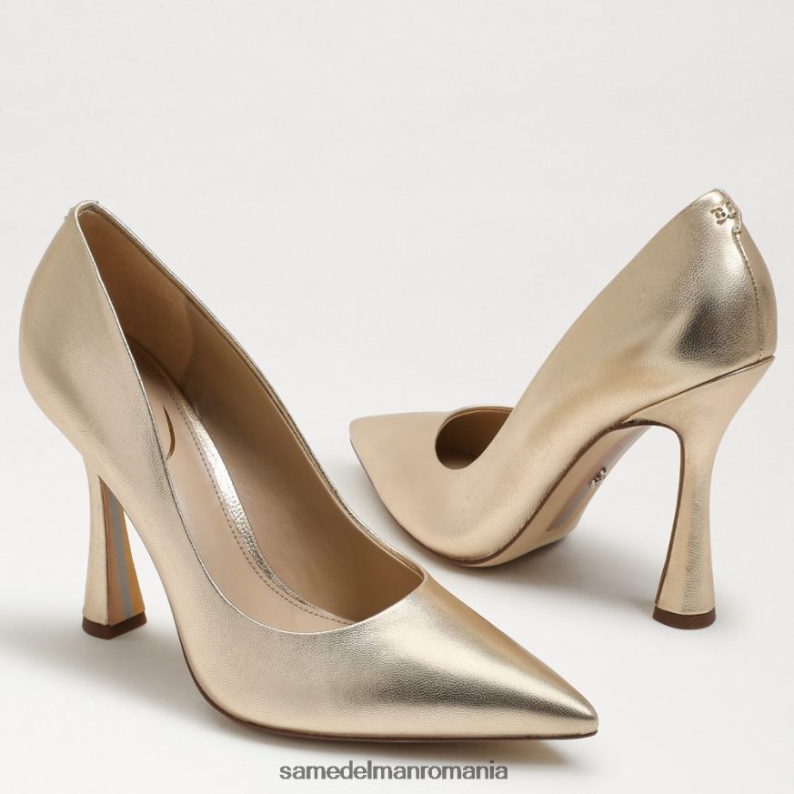 Sam Edelman încălţăminte frunza de aur femei pompă antonia cu vârful ascuțit HN448Z836
