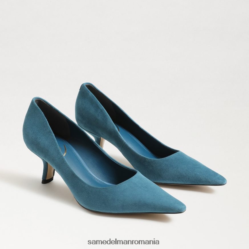Sam Edelman încălţăminte indigo sălbatic femei pompă pentru călcâi bianka kitten HN448Z721