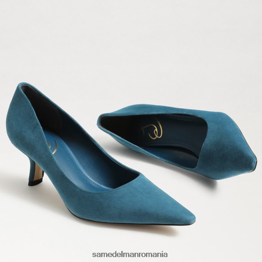 Sam Edelman încălţăminte indigo sălbatic femei pompă pentru călcâi bianka kitten HN448Z721