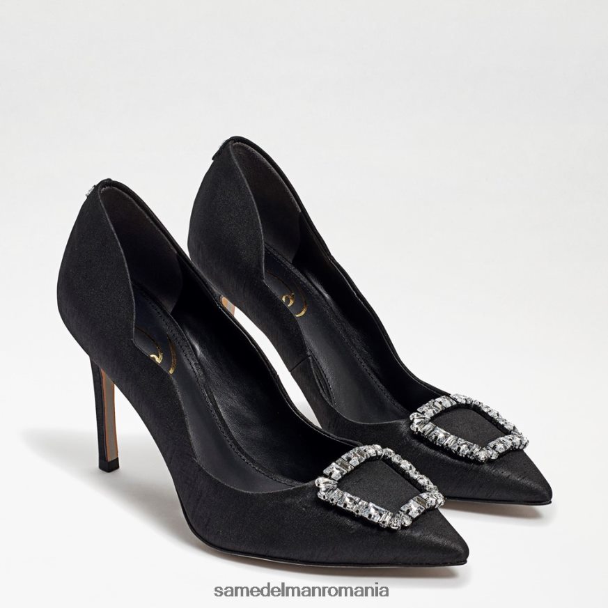 Sam Edelman încălţăminte mătase neagră femei Harriett toc ascutit HN448Z592