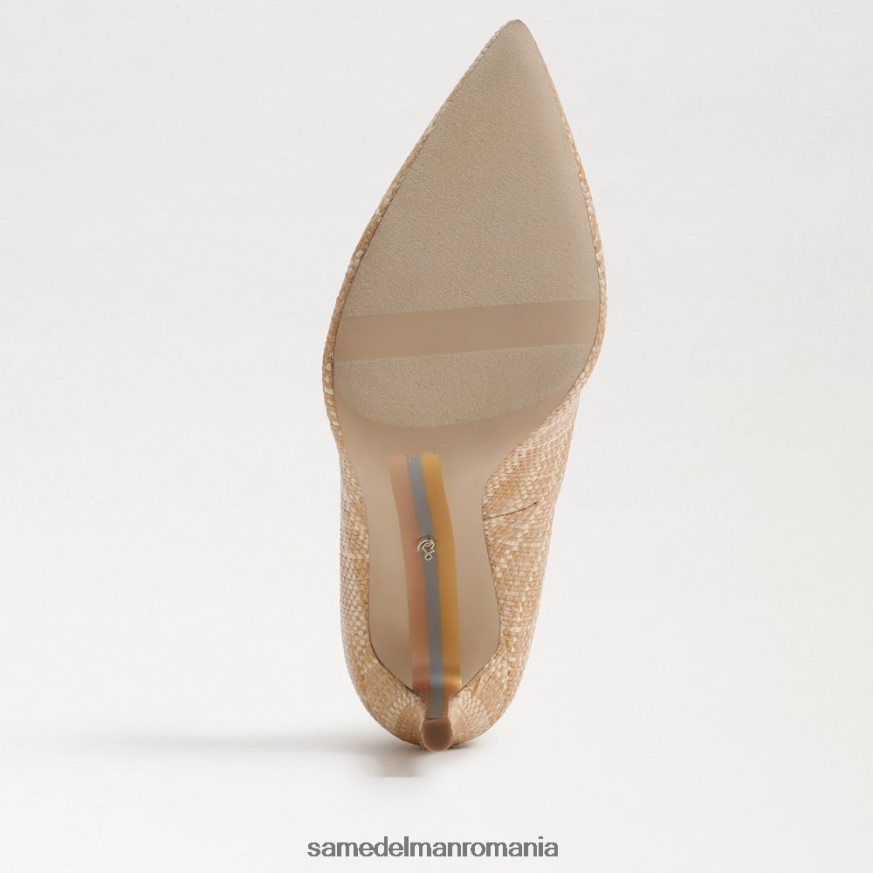 Sam Edelman încălţăminte multi rafie naturala femei toc ascuțit alun HN448Z142