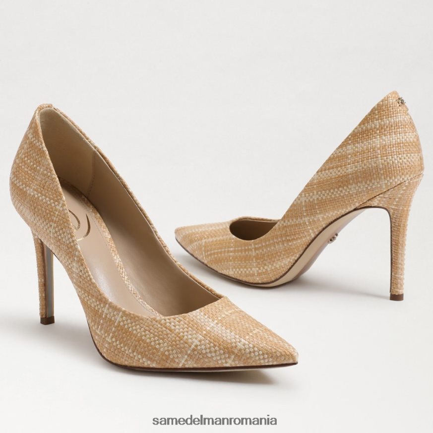 Sam Edelman încălţăminte multi rafie naturala femei toc ascuțit alun HN448Z142