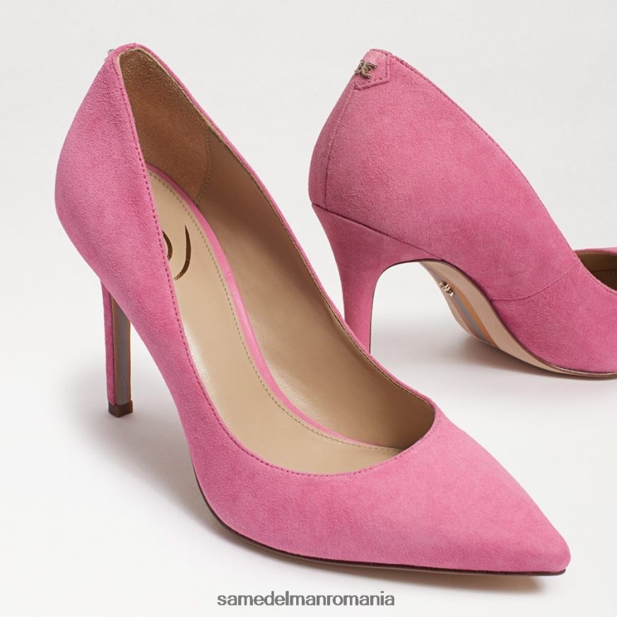 Sam Edelman încălţăminte piele intoarsa roz confetti femei toc ascuțit alun HN448Z167