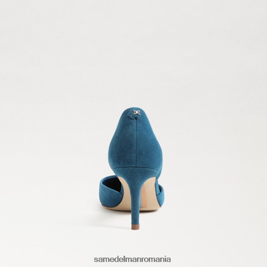 Sam Edelman încălţăminte piele intoarsa safir femei pompă cu vârf ascuțit HN448Z369