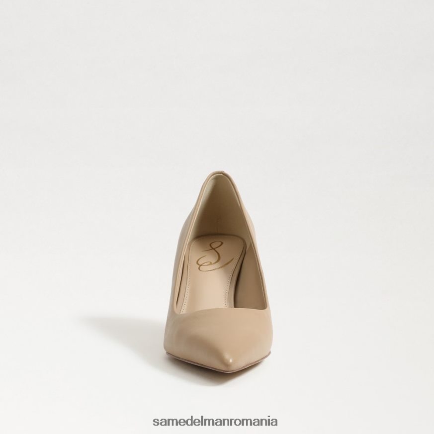 Sam Edelman încălţăminte piele moale bej femei Viena kitten heel pump HN448Z208