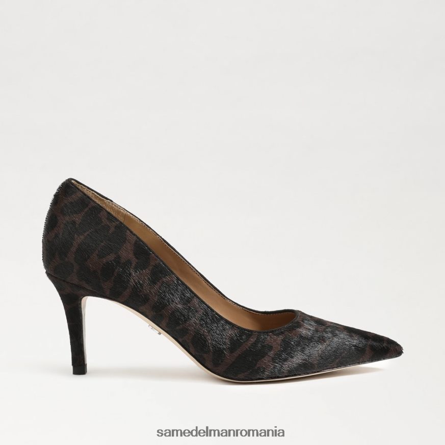 Sam Edelman încălţăminte piele multi maro femei Viena kitten heel pump HN448Z207