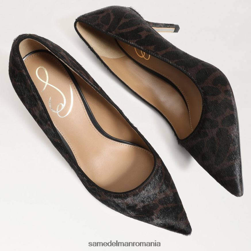 Sam Edelman încălţăminte piele multi maro femei Viena kitten heel pump HN448Z207