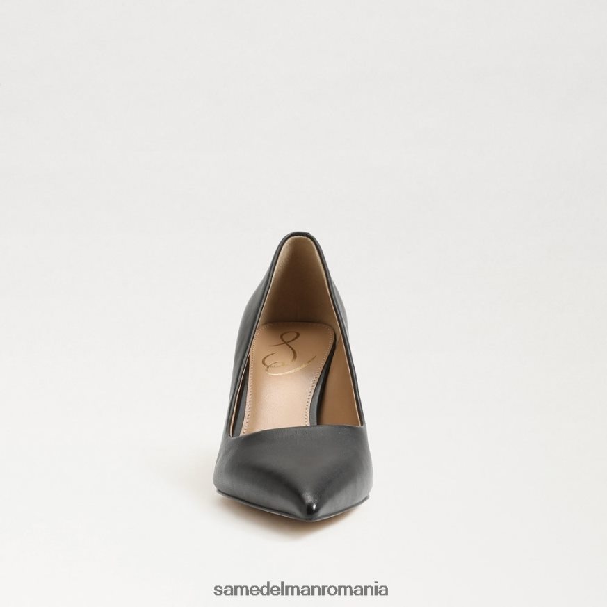 Sam Edelman încălţăminte piele neagra femei Viena kitten heel pump HN448Z209