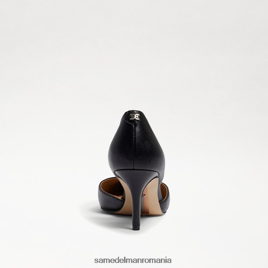 Sam Edelman încălţăminte piele neagra femei jaina ascuțit toe kitten heel HN448Z550