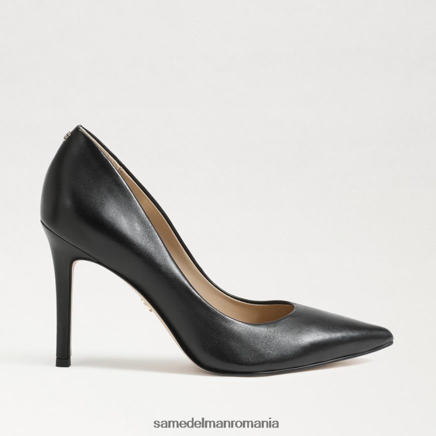 Sam Edelman încălţăminte piele neagra femei toc ascuțit alun HN448Z146