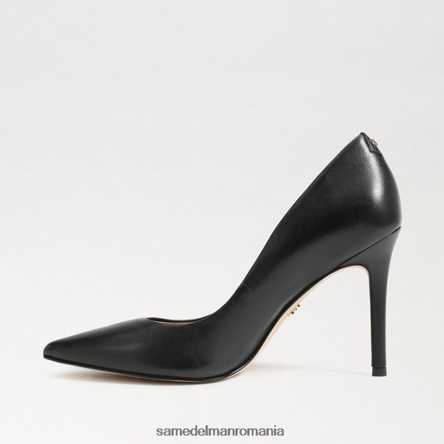 Sam Edelman încălţăminte piele neagra femei toc ascuțit alun HN448Z146