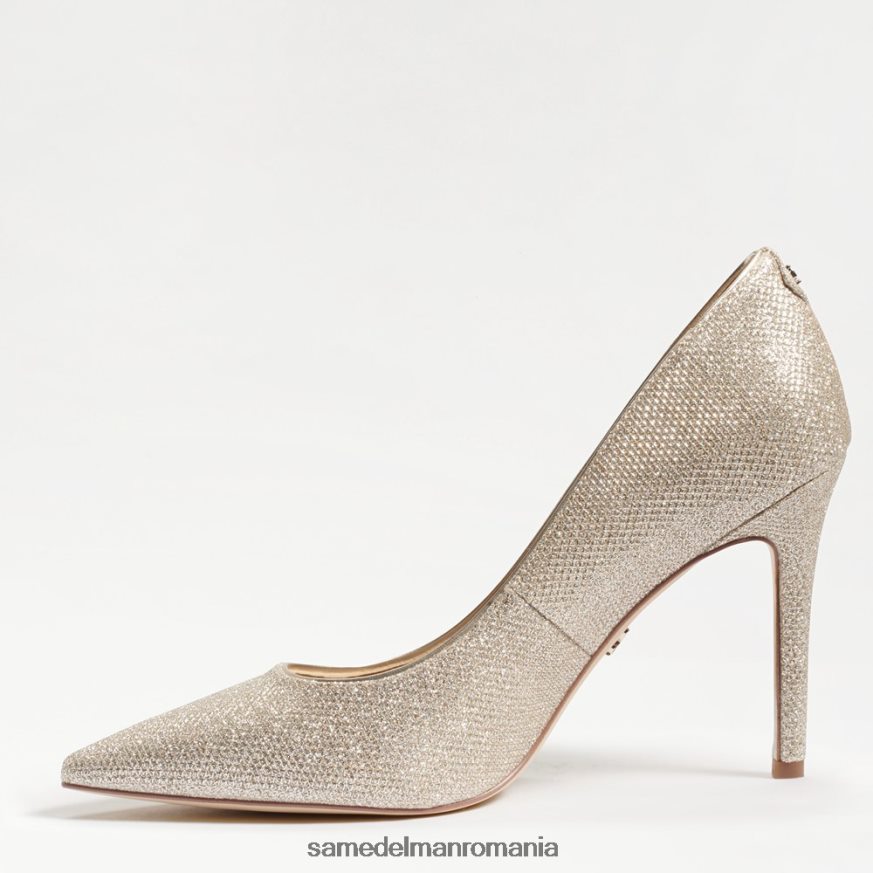 Sam Edelman încălţăminte plasă aurie deschisă femei toc ascuțit alun HN448Z136