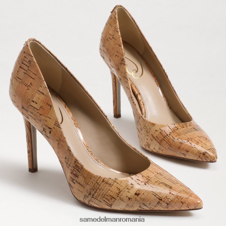 Sam Edelman încălţăminte plută naturală femei toc ascuțit alun HN448Z158