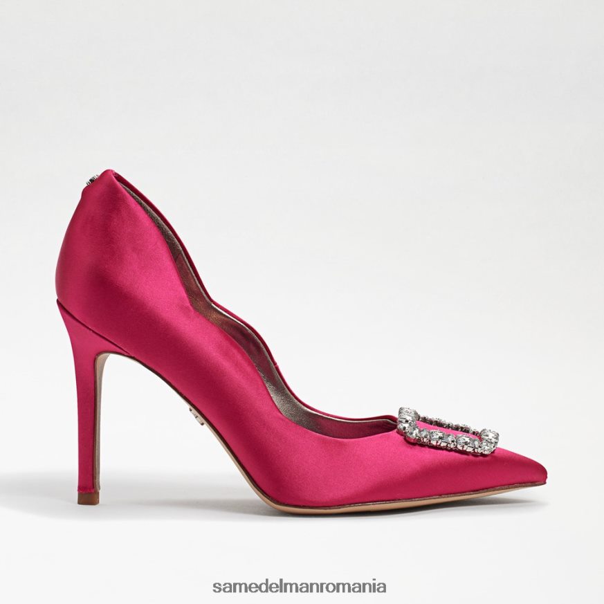 Sam Edelman încălţăminte satin fucsia femei Harriett toc ascutit HN448Z594