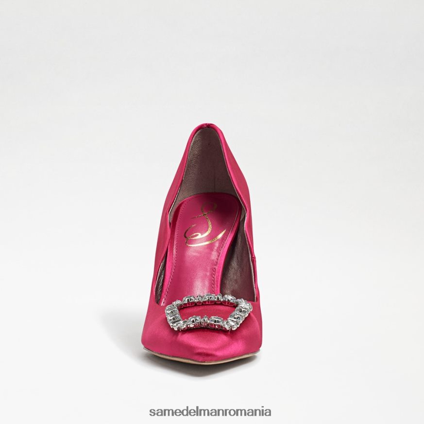 Sam Edelman încălţăminte satin fucsia femei Harriett toc ascutit HN448Z594