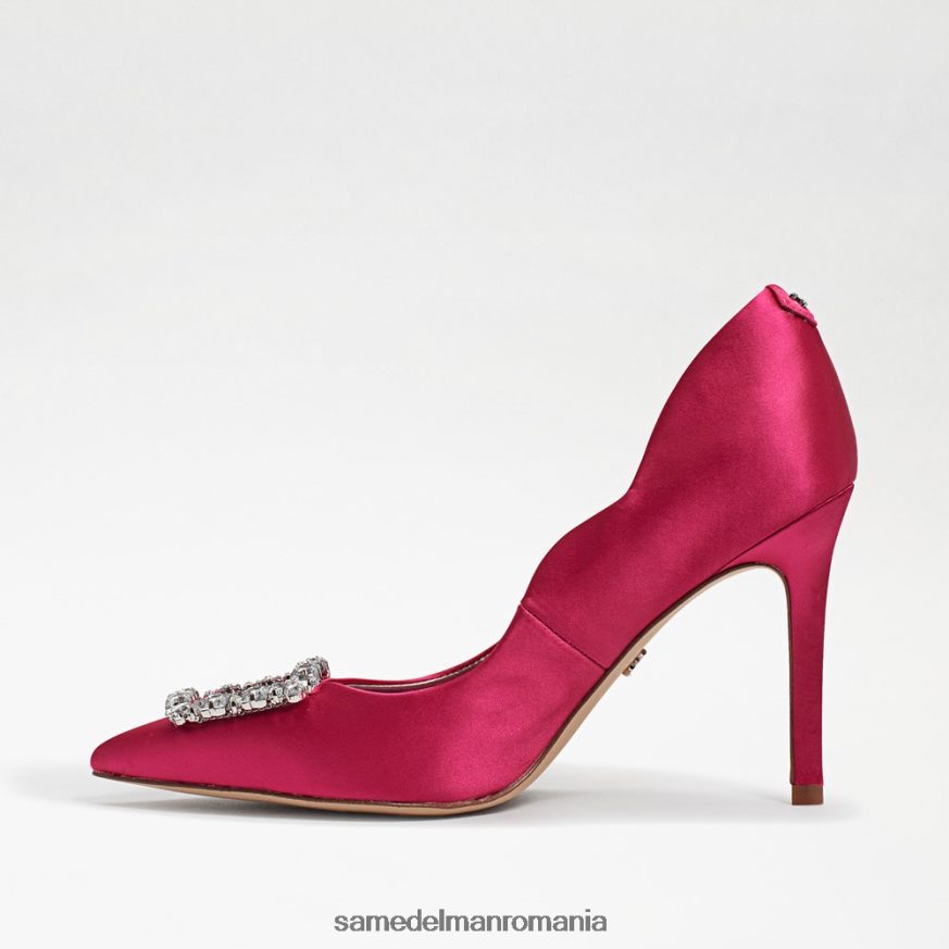 Sam Edelman încălţăminte satin fucsia femei Harriett toc ascutit HN448Z594