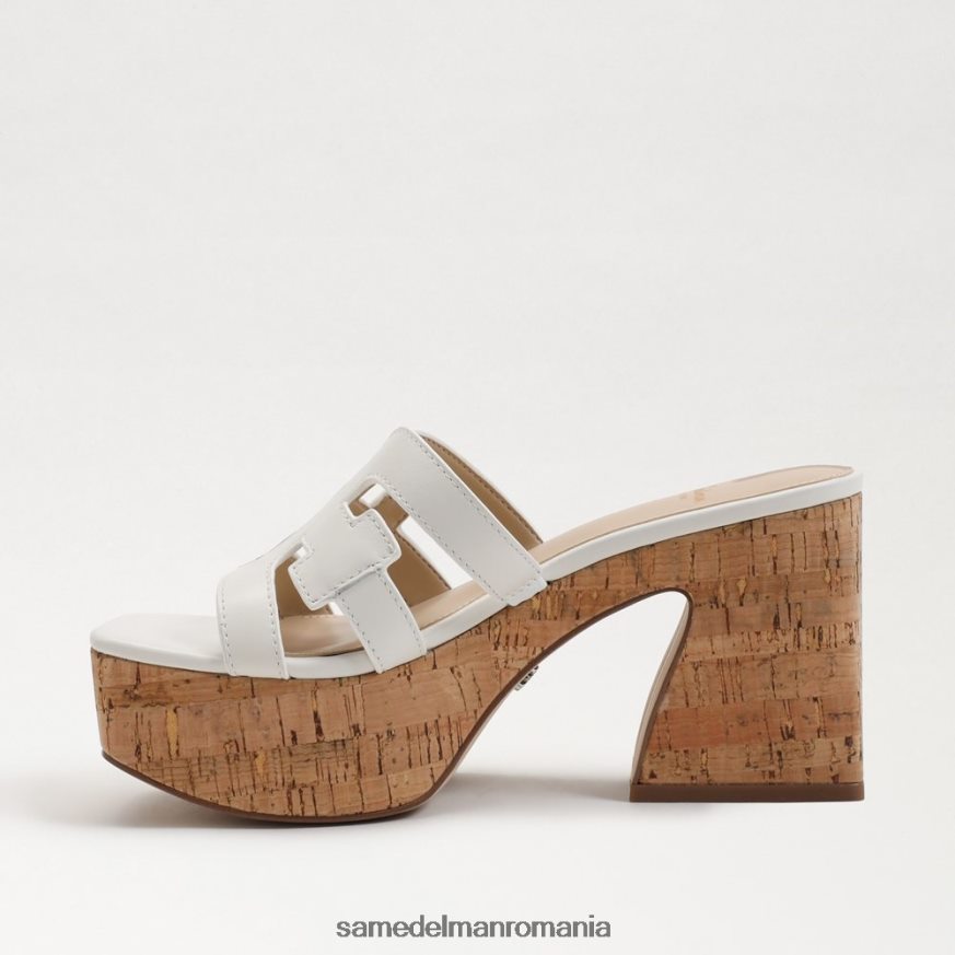Sam Edelman încălţăminte alb strălucitor femei sandale cu platformă dev HN448Z545