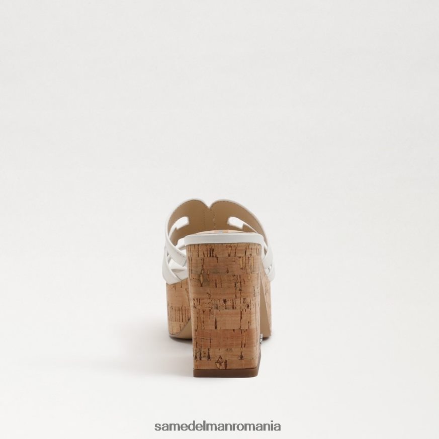 Sam Edelman încălţăminte alb strălucitor femei sandale cu platformă dev HN448Z545