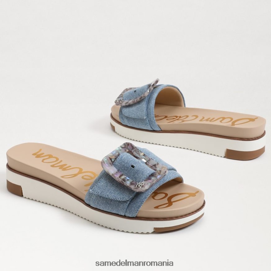 Sam Edelman încălţăminte albastru montrose femei sandală ariane slide HN448Z180