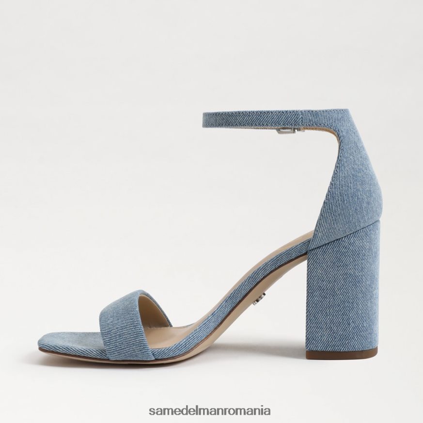 Sam Edelman încălţăminte albastru montrose femei sandale daniella cu toc bloc HN448Z296