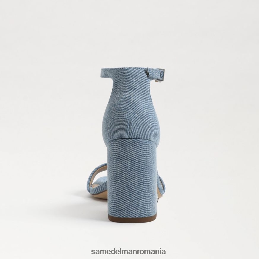 Sam Edelman încălţăminte albastru montrose femei sandale daniella cu toc bloc HN448Z296