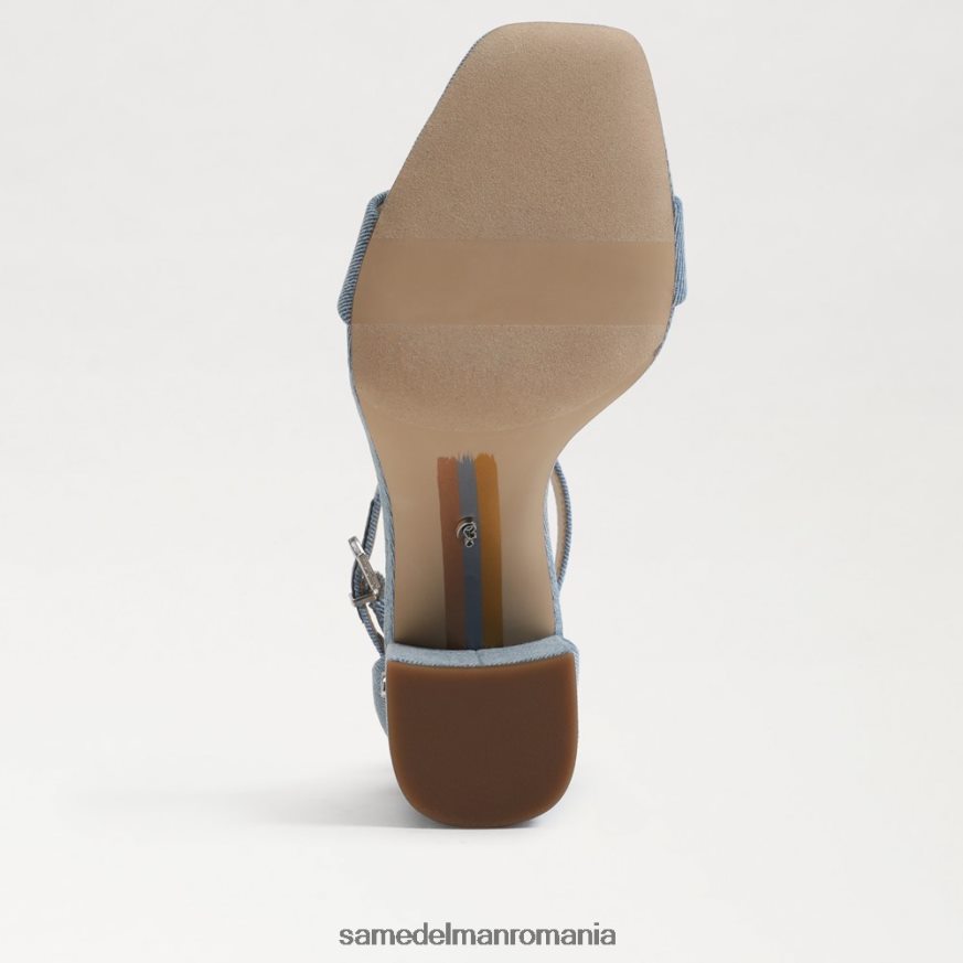 Sam Edelman încălţăminte albastru montrose femei sandale daniella cu toc bloc HN448Z296