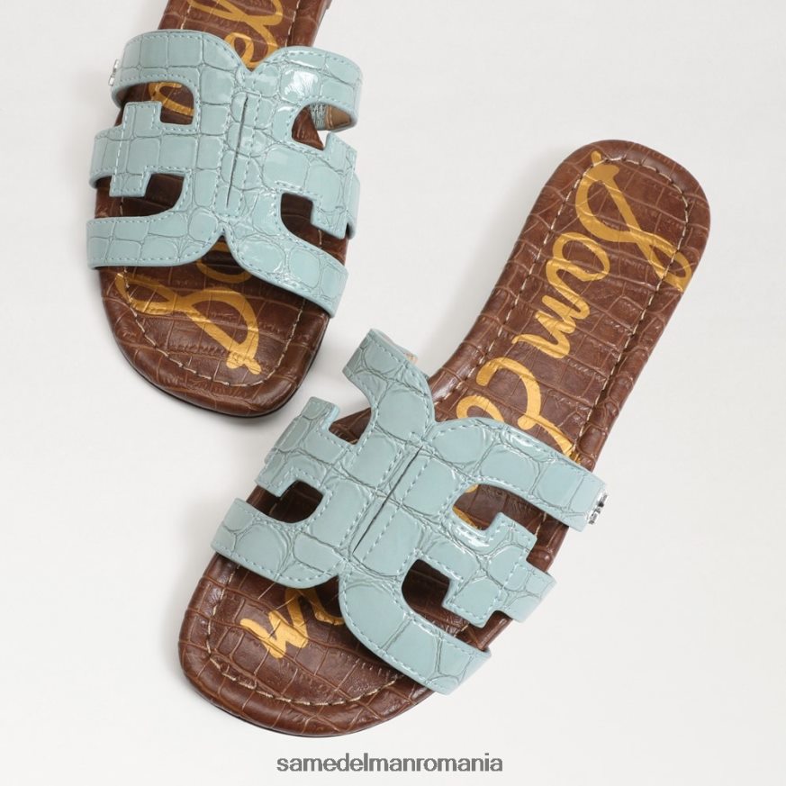 Sam Edelman încălţăminte albastru spuma de mare femei sandală de tip bay slide HN448Z6