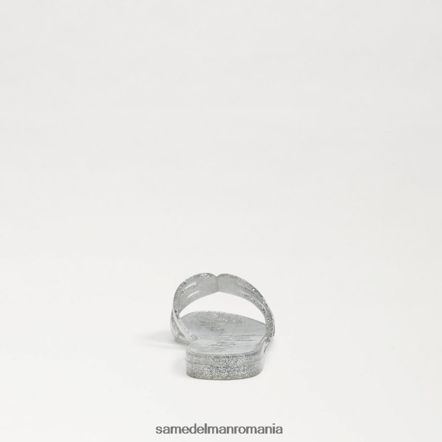 Sam Edelman încălţăminte argint femei sandale cu diapozitive de dafin HN448Z218