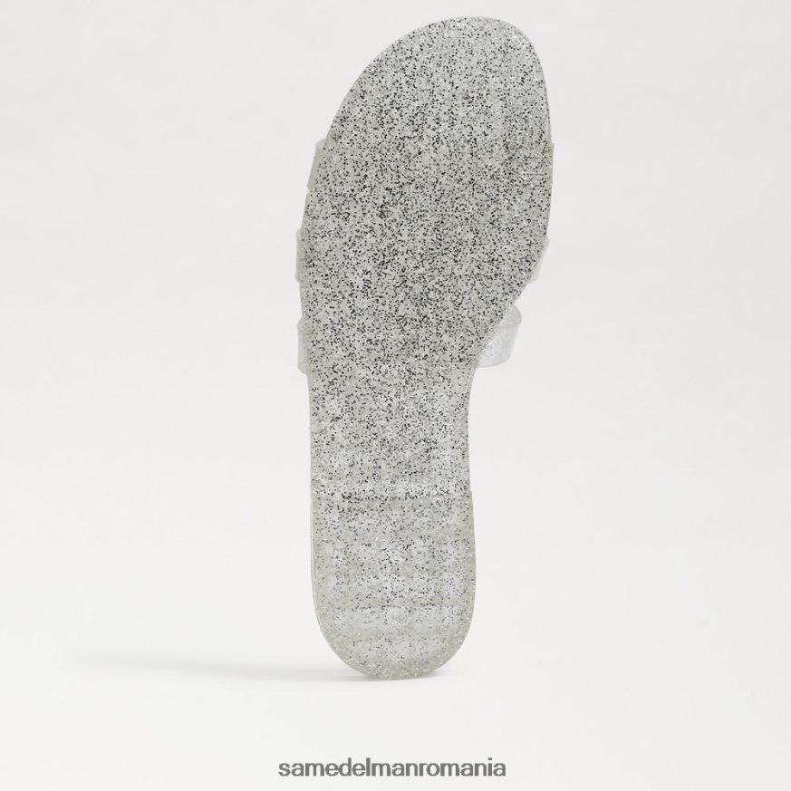 Sam Edelman încălţăminte argint femei sandale cu diapozitive de dafin HN448Z218