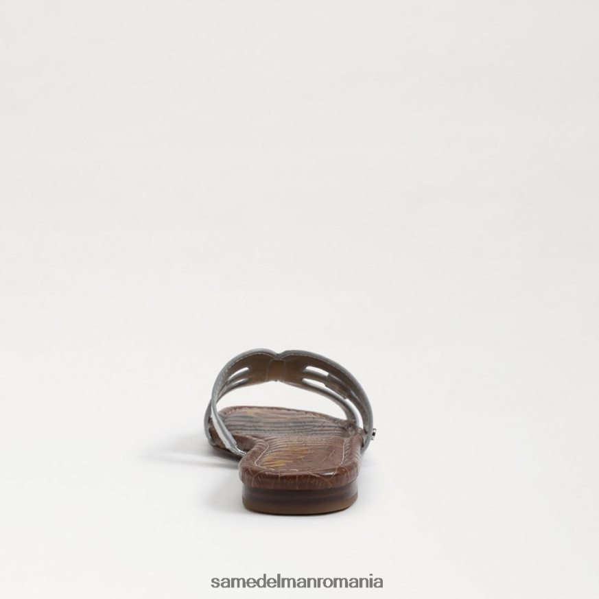 Sam Edelman încălţăminte argint moale femei sandală de tip bay slide HN448Z16