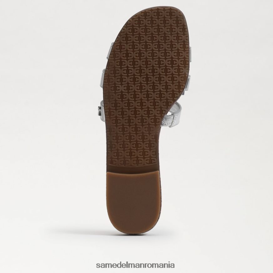 Sam Edelman încălţăminte argint moale femei sandală de tip bay slide HN448Z16