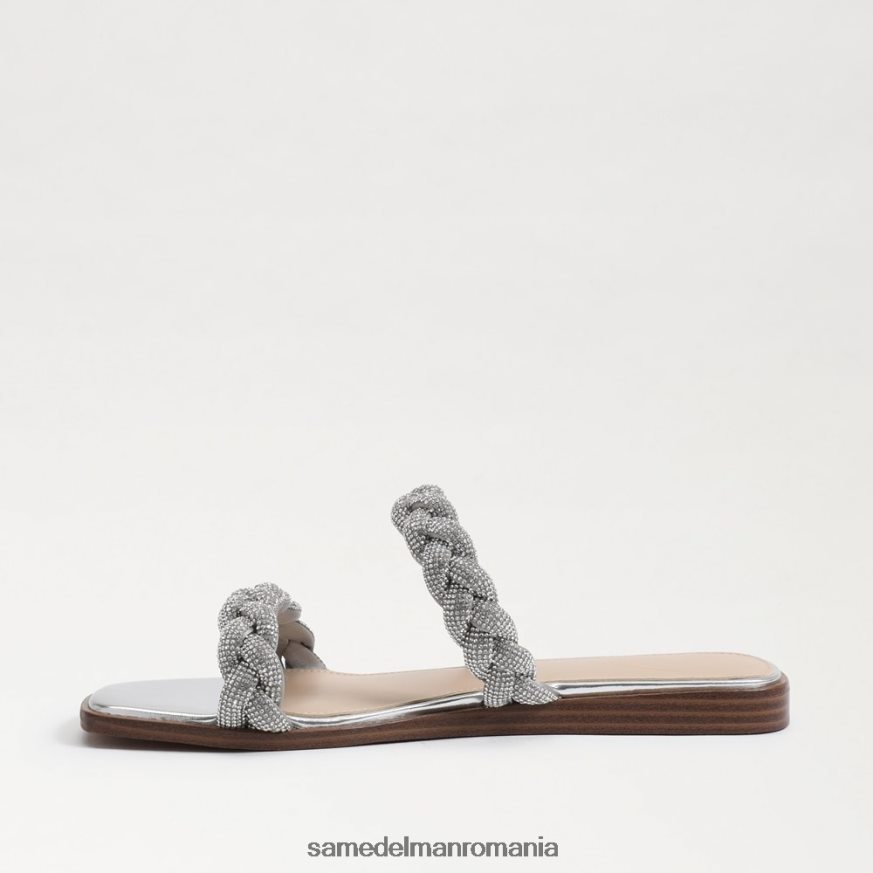 Sam Edelman încălţăminte argint moale femei sandală inette slide HN448Z693