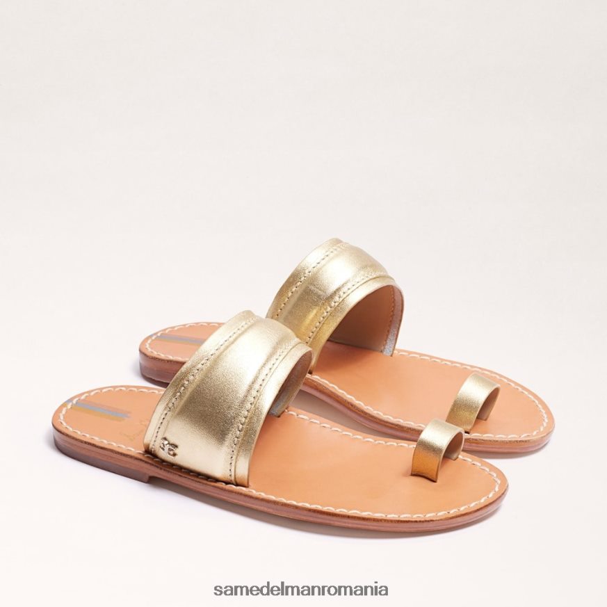 Sam Edelman încălţăminte aur chihlimbar femei sandală cu inel margit HN448Z257