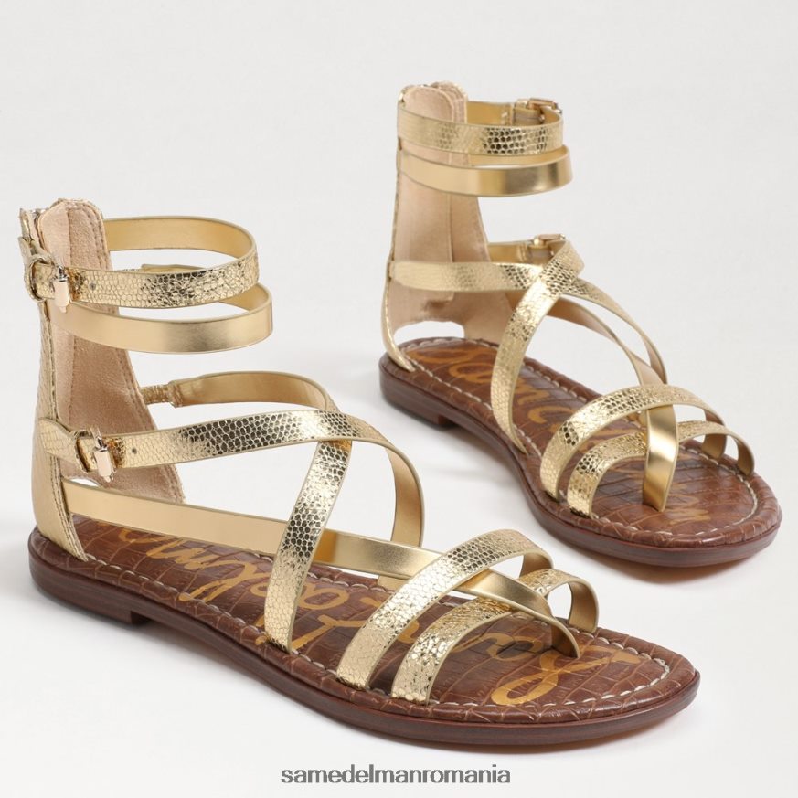 Sam Edelman încălţăminte aur chihlimbar femei sandale gladiator gibbs HN448Z530
