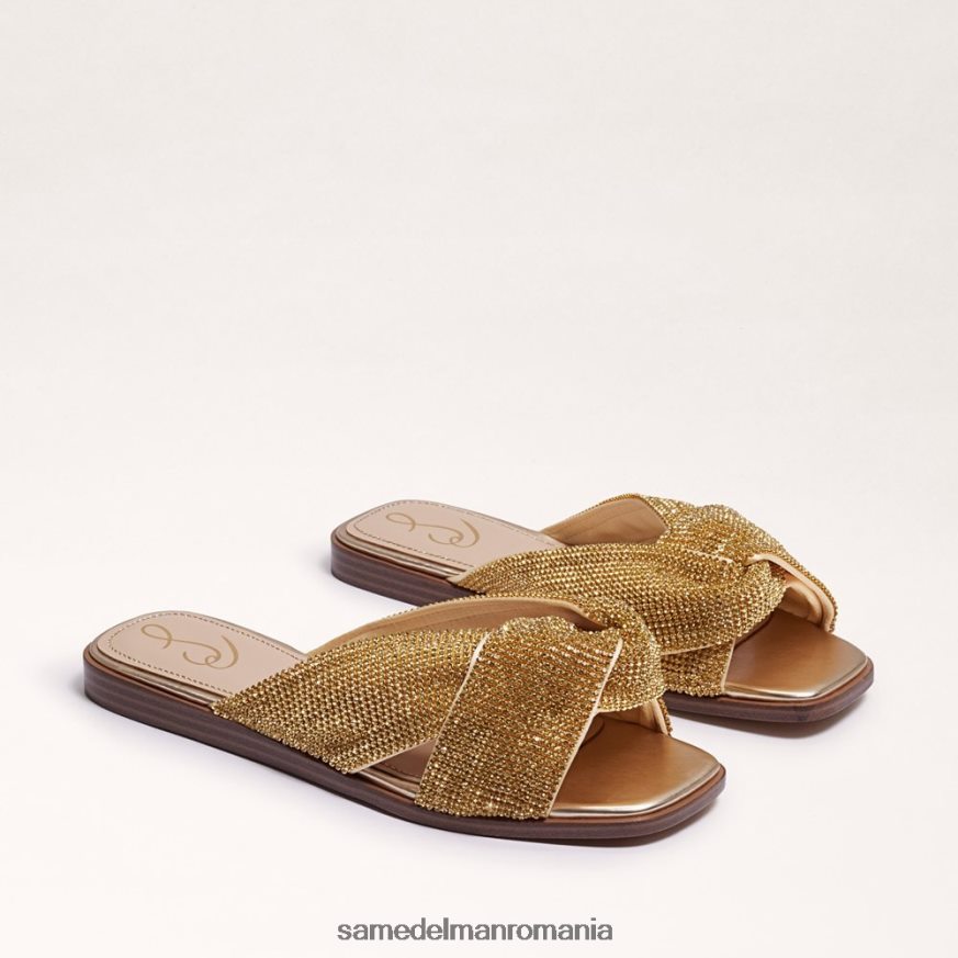Sam Edelman încălţăminte aur femei sandală issie slide HN448Z467