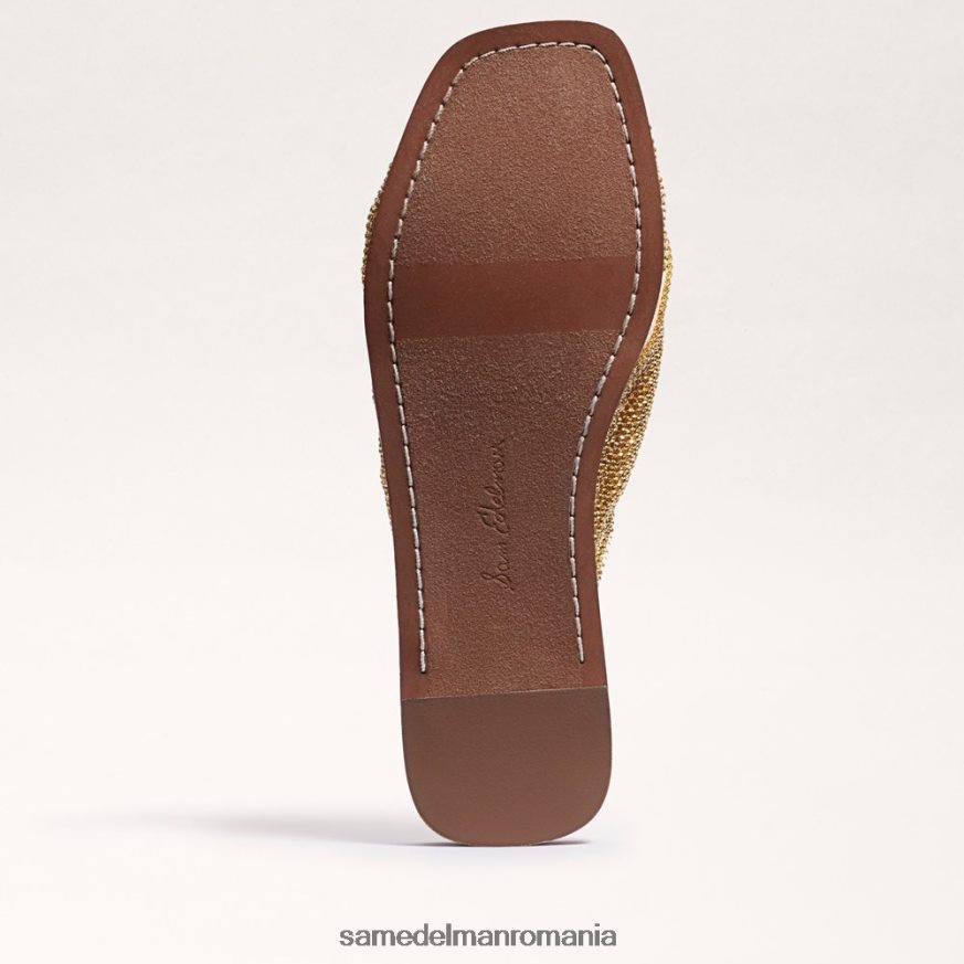 Sam Edelman încălţăminte aur femei sandală issie slide HN448Z467