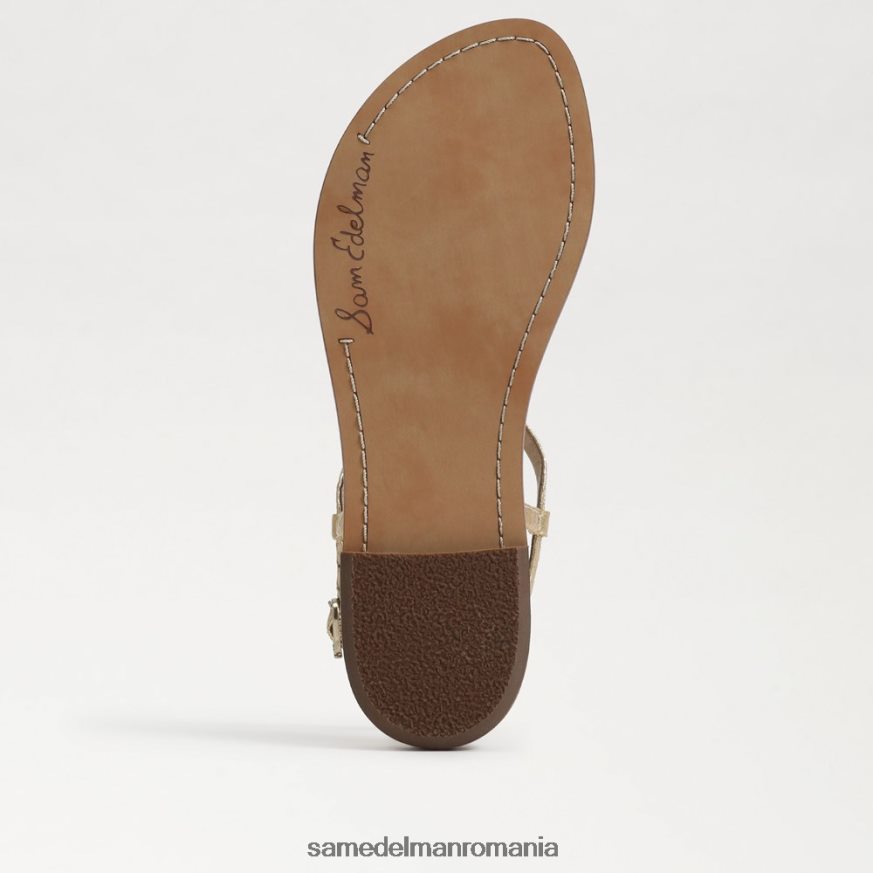 Sam Edelman încălţăminte aur femei sandale gigi signet tanga HN448Z560