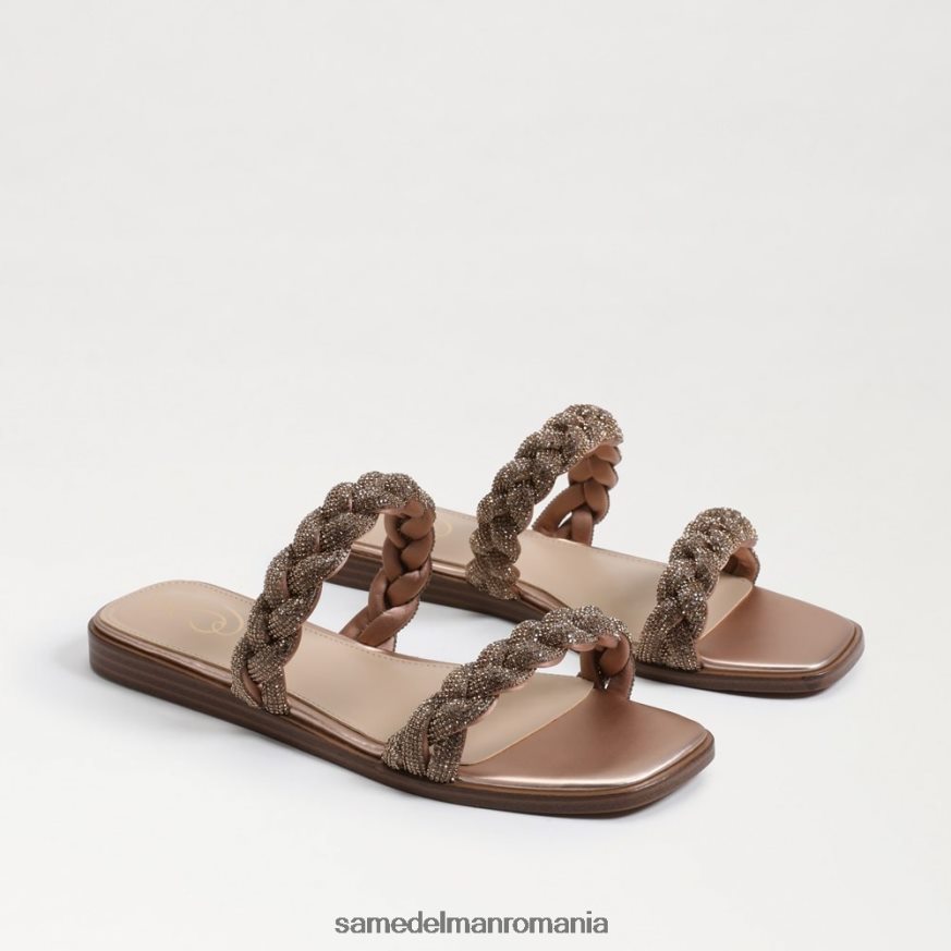 Sam Edelman încălţăminte aur roz femei sandală inette slide HN448Z694