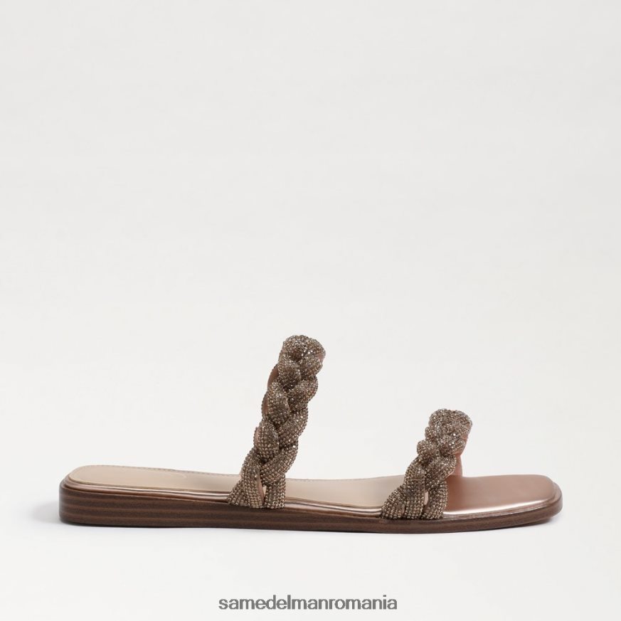 Sam Edelman încălţăminte aur roz femei sandală inette slide HN448Z694