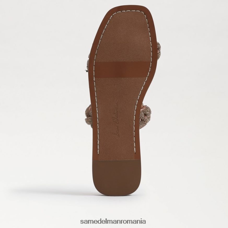 Sam Edelman încălţăminte aur roz femei sandală inette slide HN448Z694