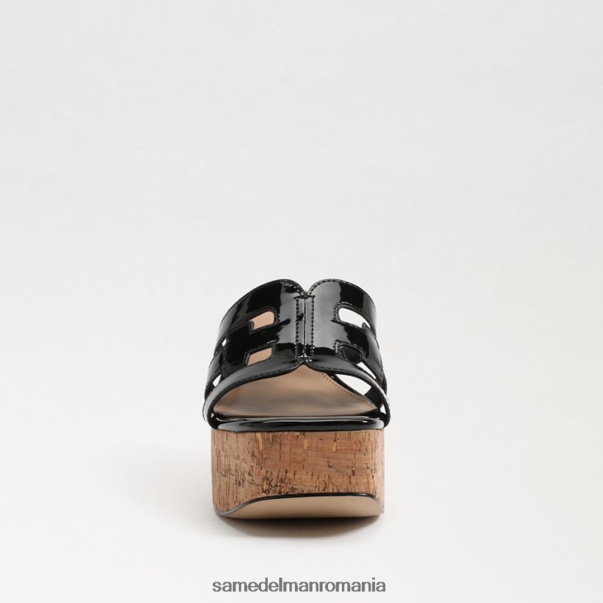 Sam Edelman încălţăminte brevet negru femei sandale cu platformă dev HN448Z548