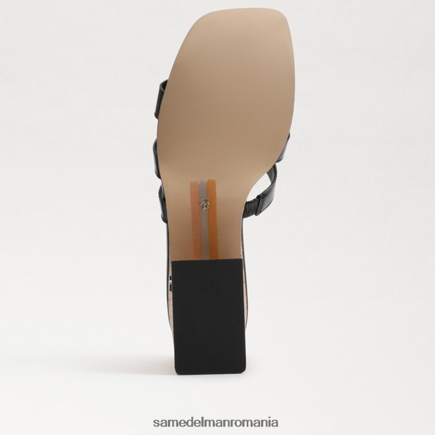 Sam Edelman încălţăminte brevet negru femei sandale cu platformă dev HN448Z548